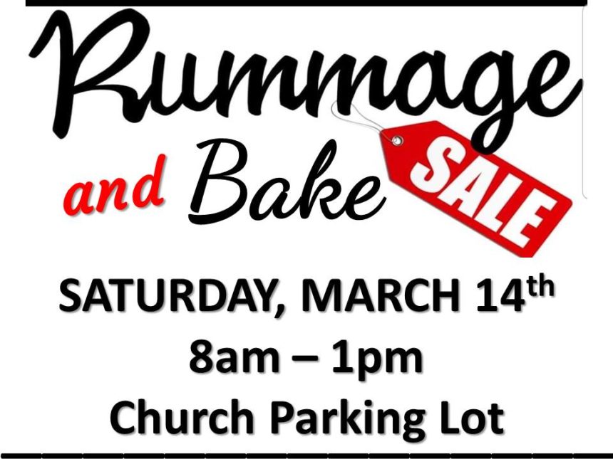Rummage Sale – Mar 14th