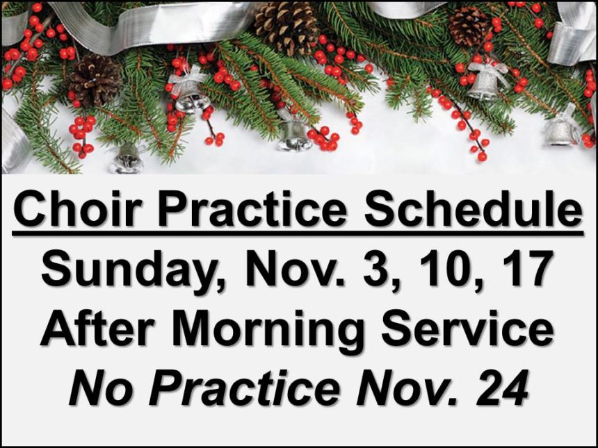 New Life Worship Center | Choir Practice Schedule