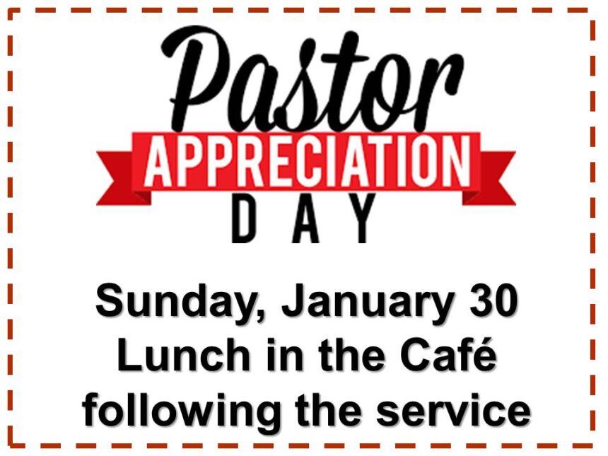Pastor Appreciation Day