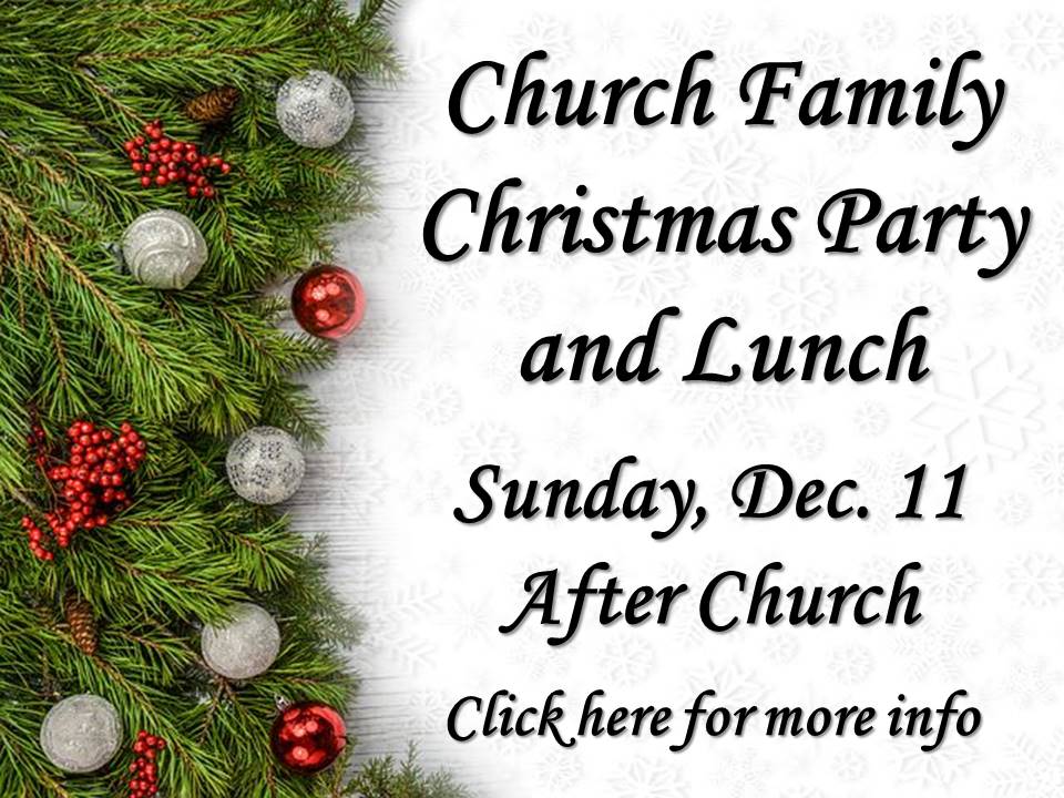 Church Family Christmas Party & Lunch @ New Life Worship Center