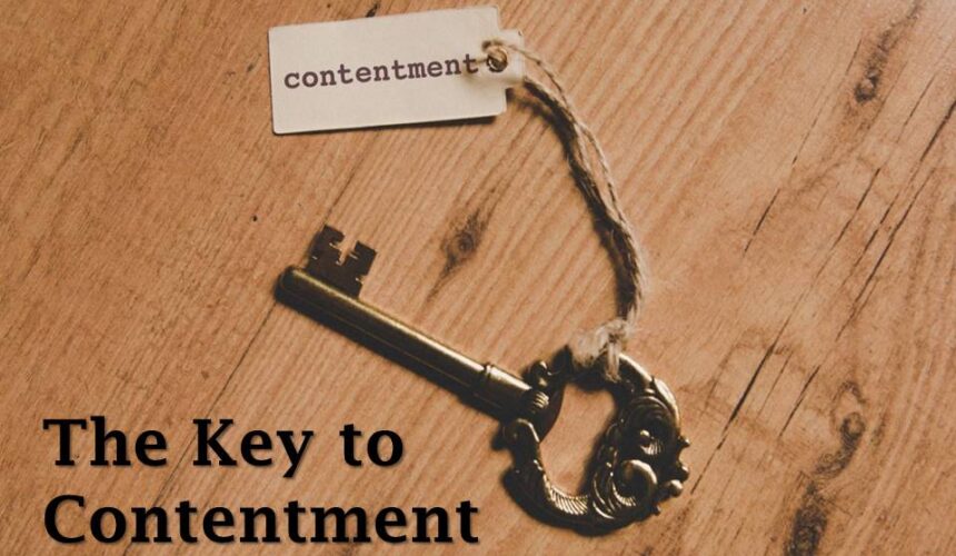 The Key to Contentment