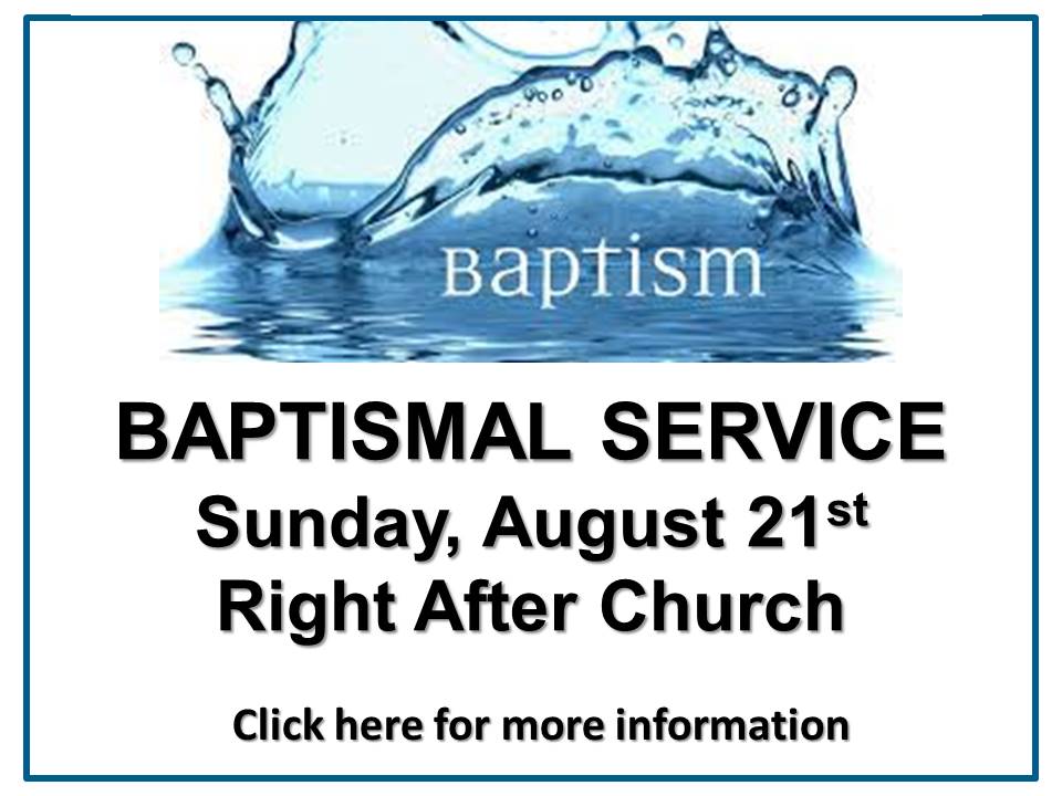 New Life Worship Center | Baptismal Service 08-21-2022