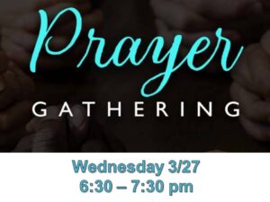 Prayer Gathering @ Sanctuary