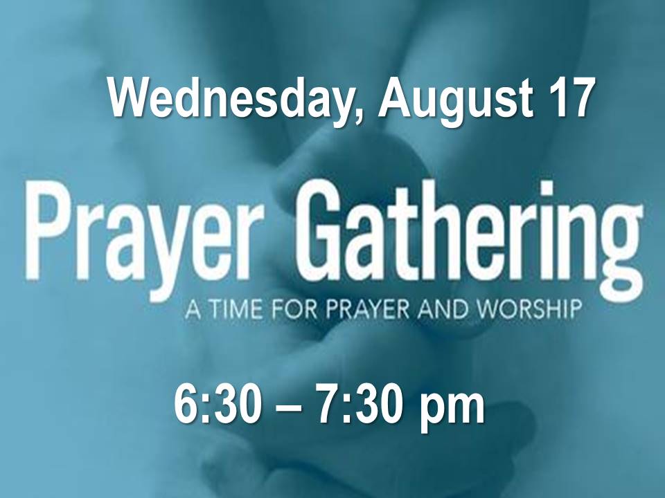 Prayer Meeting @ Sanctuary